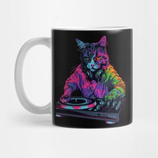 Cat DJ Vibe Mug